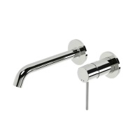 Built-in single lever basin mixer (available finishings: Chrome, Shiny Black, Cobalt Blue, Honey Yellow, Mint Green and Glossy White)