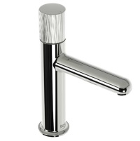 Deck-mounted single lever basin mixer (available finishings: Chrome, Shiny Black, Cobalt Blue, Honey Yellow, Mint Green and Glossy White)