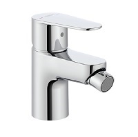 Deck-mounted single lever bidet mixer