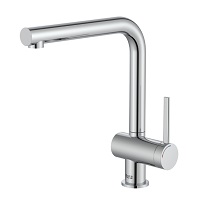 Sink Mixer deck mounted single lever (available finishings: Chrome and Matt Black)