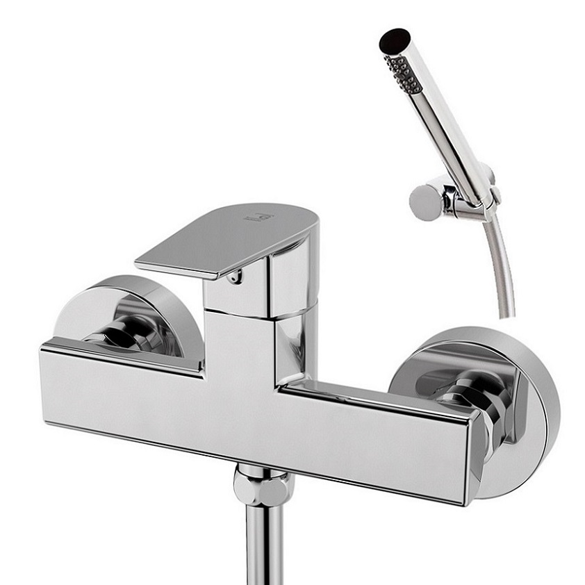 Shower group for wall mounting. / Grifo monomando ducha  para certificacion BREEAM