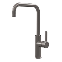 Single-lever sink mixer with aerator, swivel spout and flexible hoses 3/8″ >350mm.