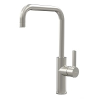 Single-lever sink mixer with aerator, swivel spout and flexible hoses 3/8″ >350mm.