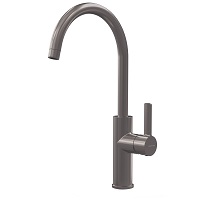 Single-lever sink mixer with aerator, swivel spout and flexible hoses 3/8″ >350mm.