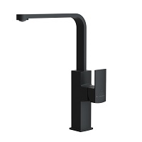 Single-lever sink mixer with aerator, swivel spout and flexible hoses 3/8″ >350mm.