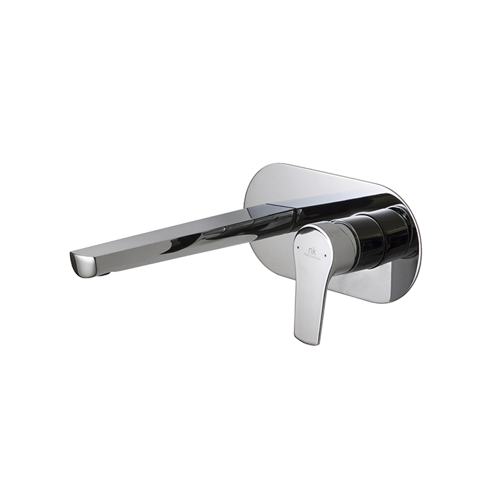 CURVE WALL BASIN MIXER S/L