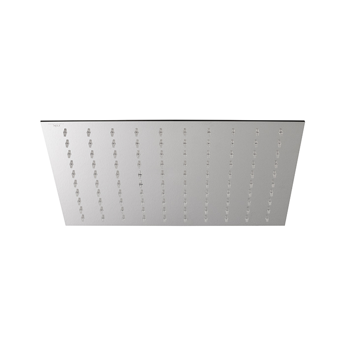 SQUARE SHOWER HEAD 30CM VALVE INOX MIRR.