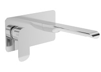 Scope Wall Mounted Basin Mixer Chrome