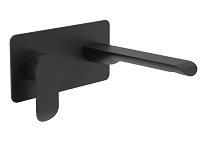 Scope Wall Mounted Basin Mixer Matt Black