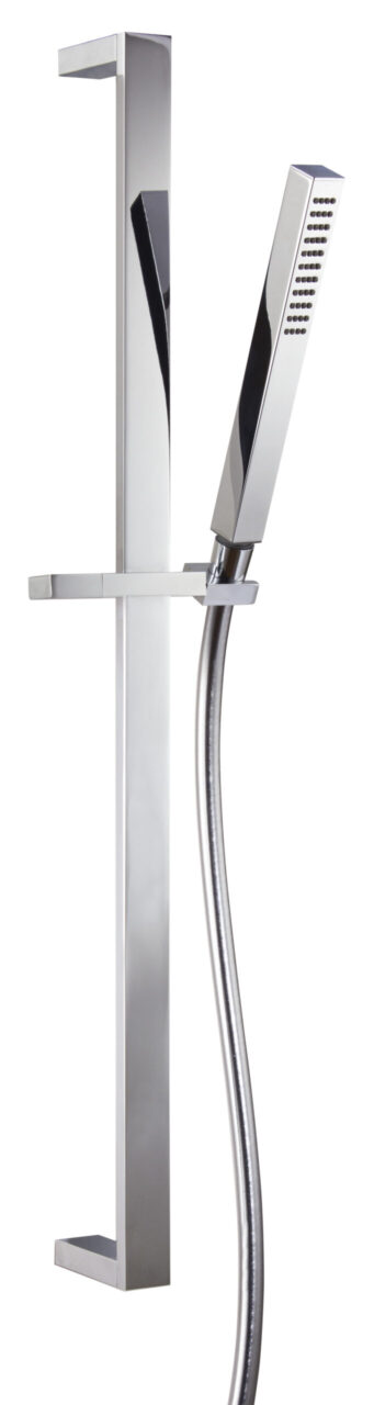 Sliding-bar kit without wall hose outlet