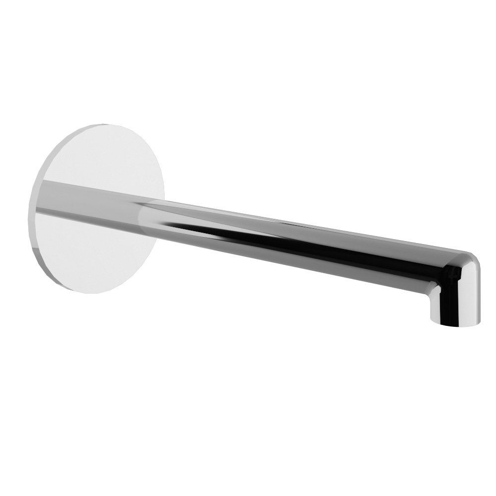 Wall-mtd. spout 180
