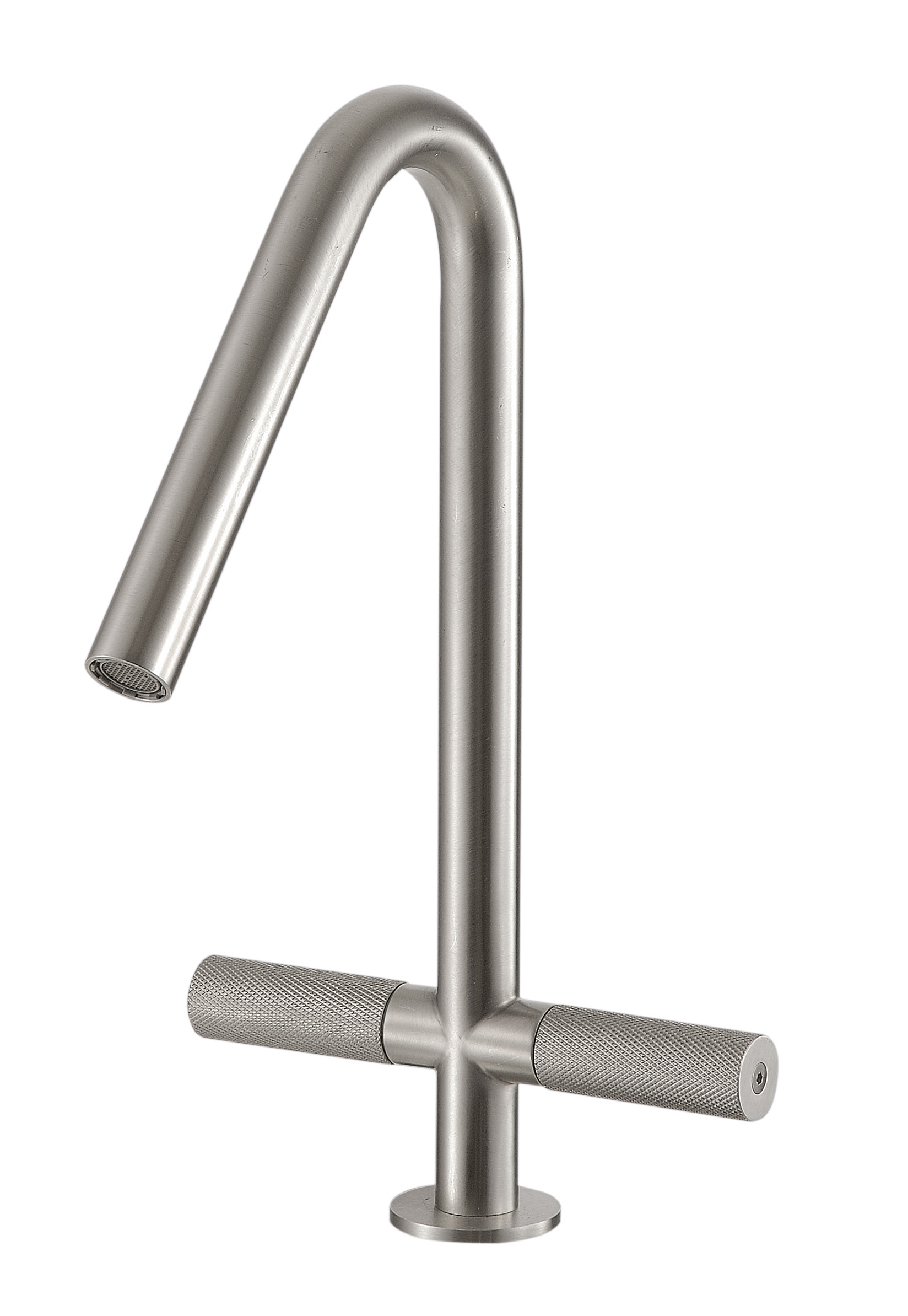 Single hole sink mixer
