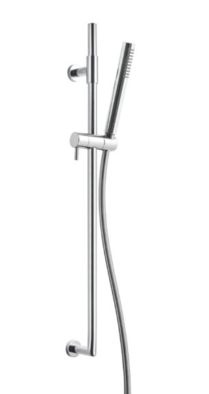 Sliding-bar kit without wall hose outlet