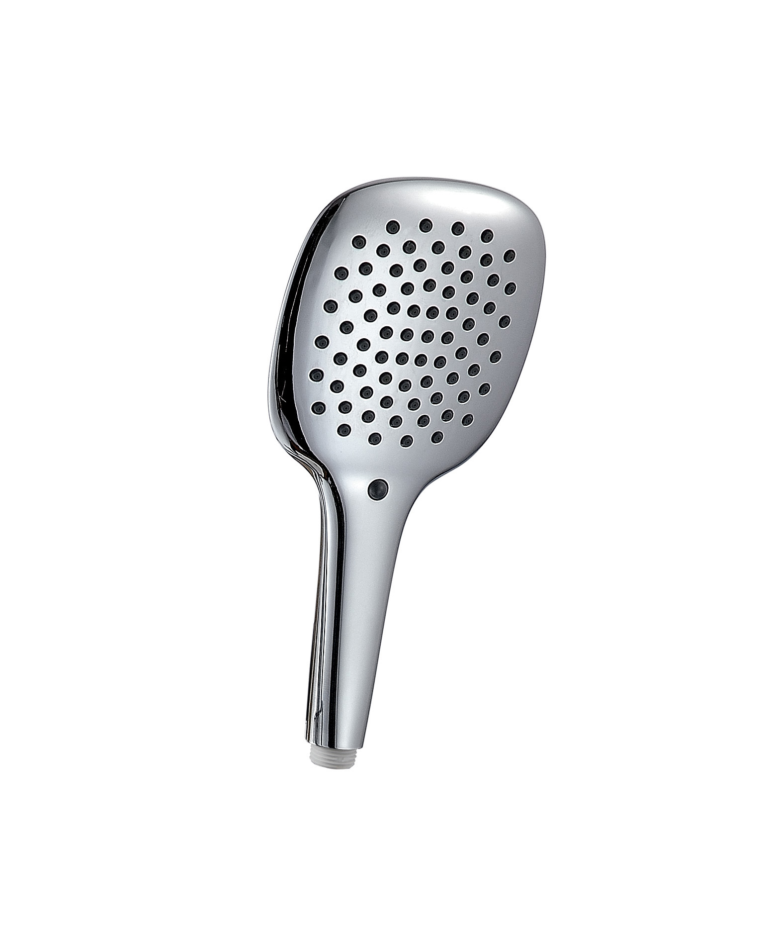 Hand-shower with flow restrictor button 50%