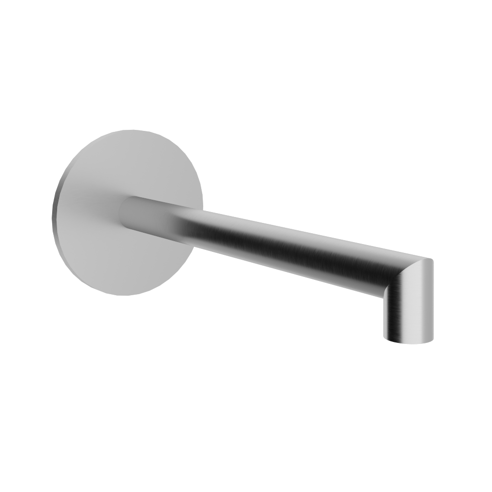 Wall-mtd. spout 180