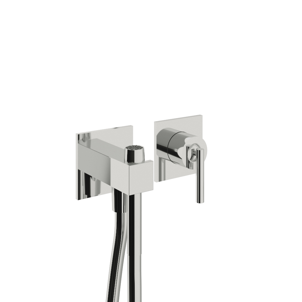 Concealed mixer with wc hand shower