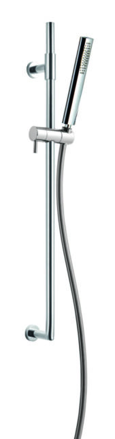 Sliding-bar kit without wall hose outlet