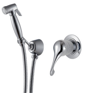 Concealed mixer with wc hand shower