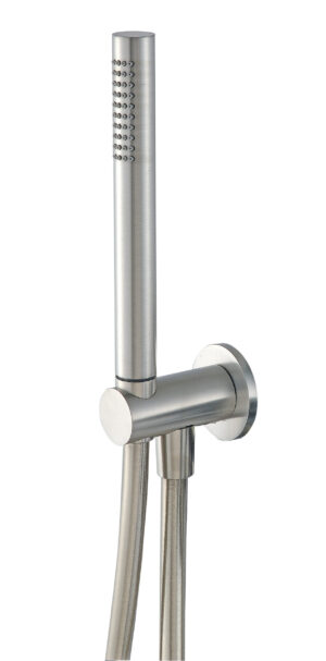 Hook, flexible and hand shower kit