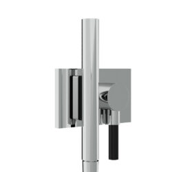 Hook, flexible and hand shower with magnet fixing