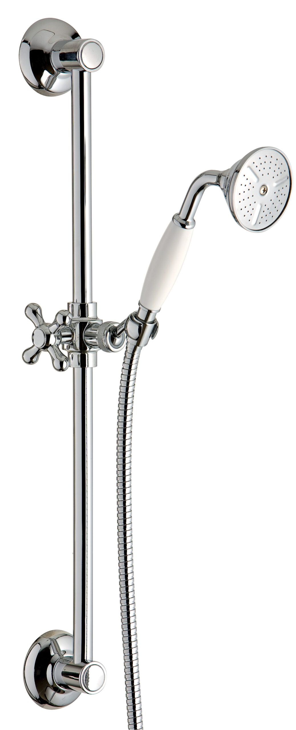 Sliding-bar kit without wall hose outlet