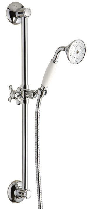 Sliding-bar kit without wall hose outlet