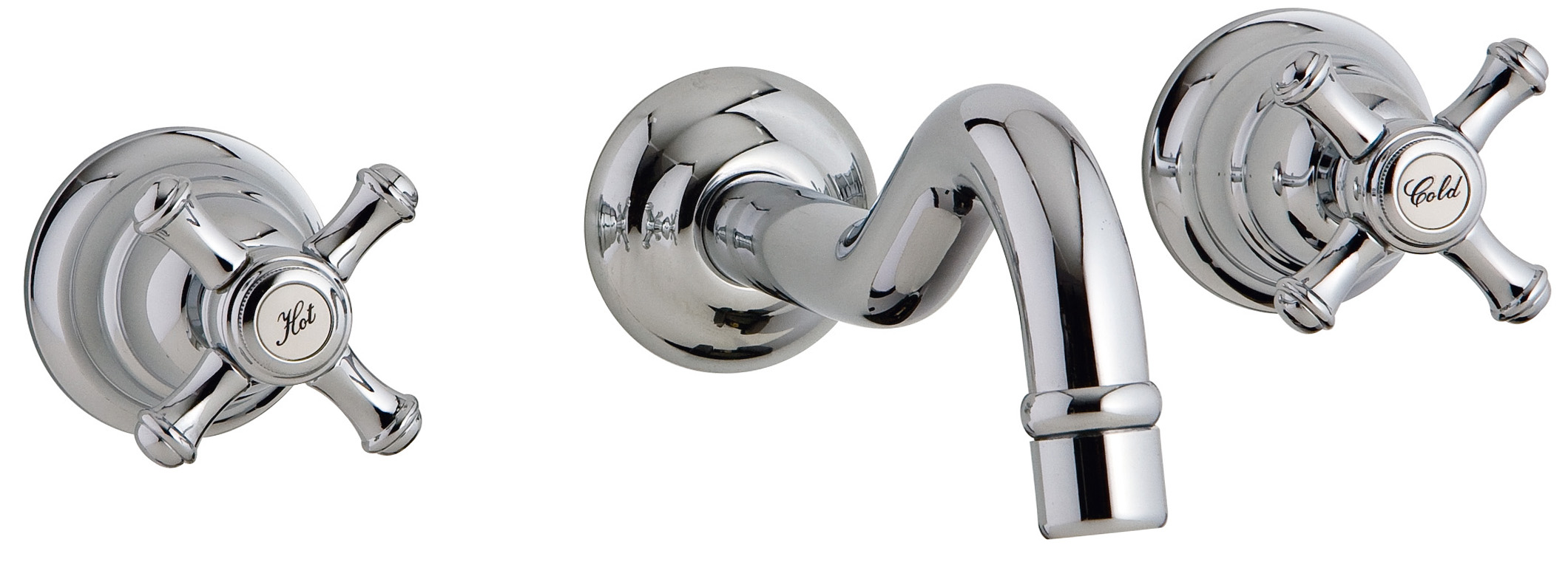 Wall mounted 3 hole washbasin 210