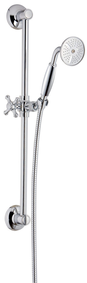 Sliding-bar kit without wall hose outlet