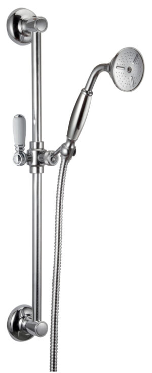 Sliding-bar kit without wall hose outlet