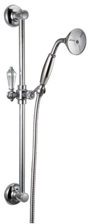 Sliding-bar kit without wall hose outlet