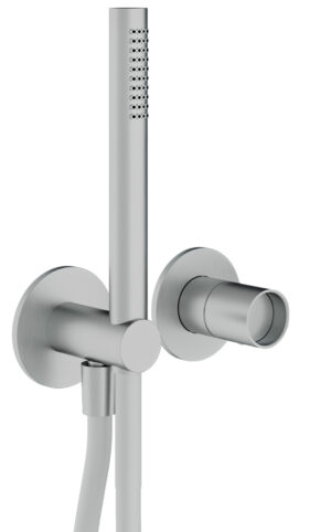 Concealed shower mixer with hand-shower