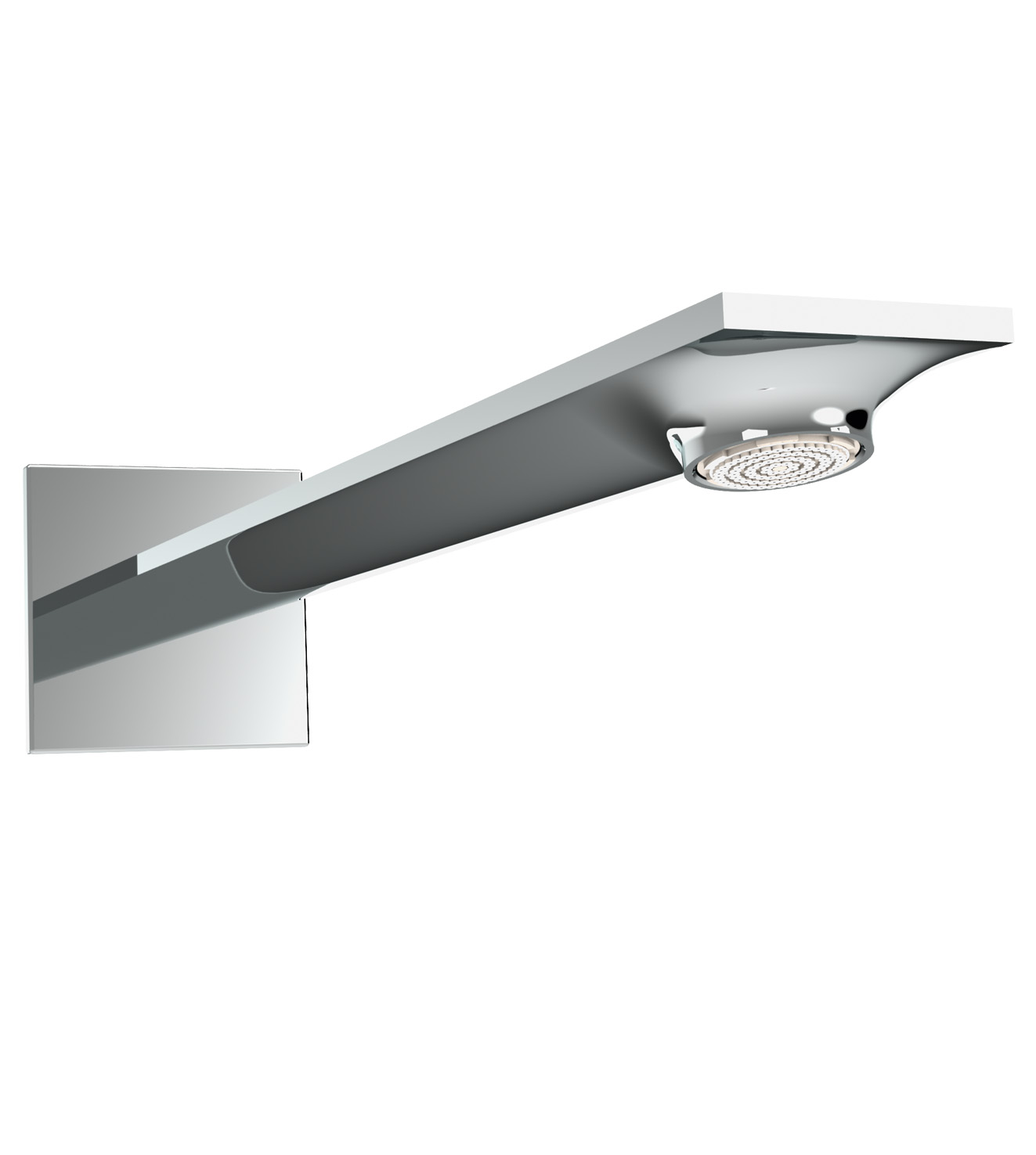 Wall-mtd. shower-head