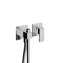 Concealed mixer with wc hand shower