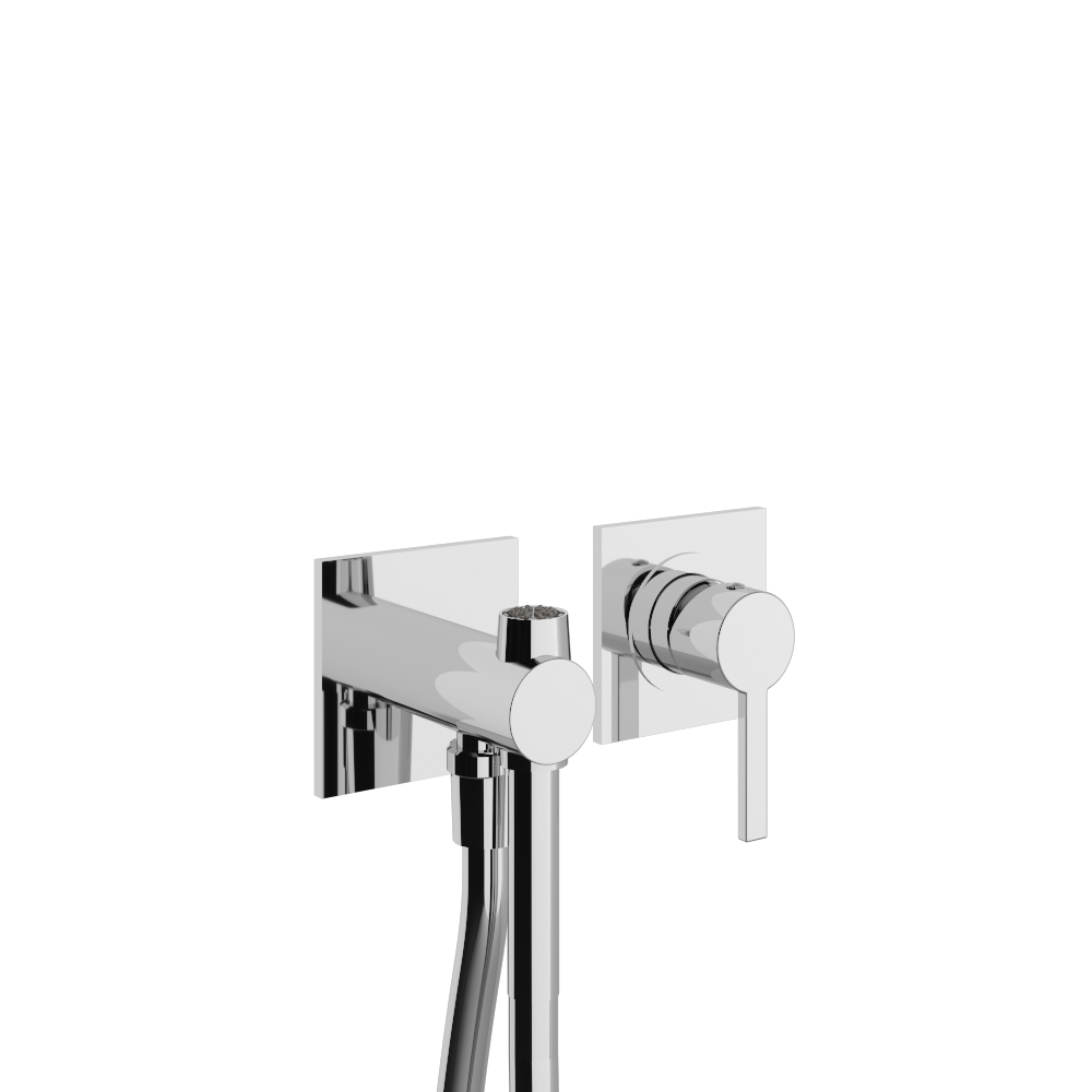 Concealed mixer with wc hand shower
