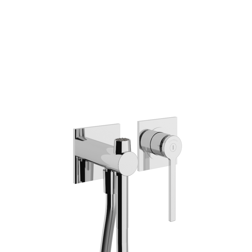 Concealed mixer with wc hand shower