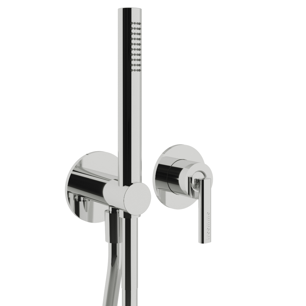 Concealed shower mixer with hand-shower