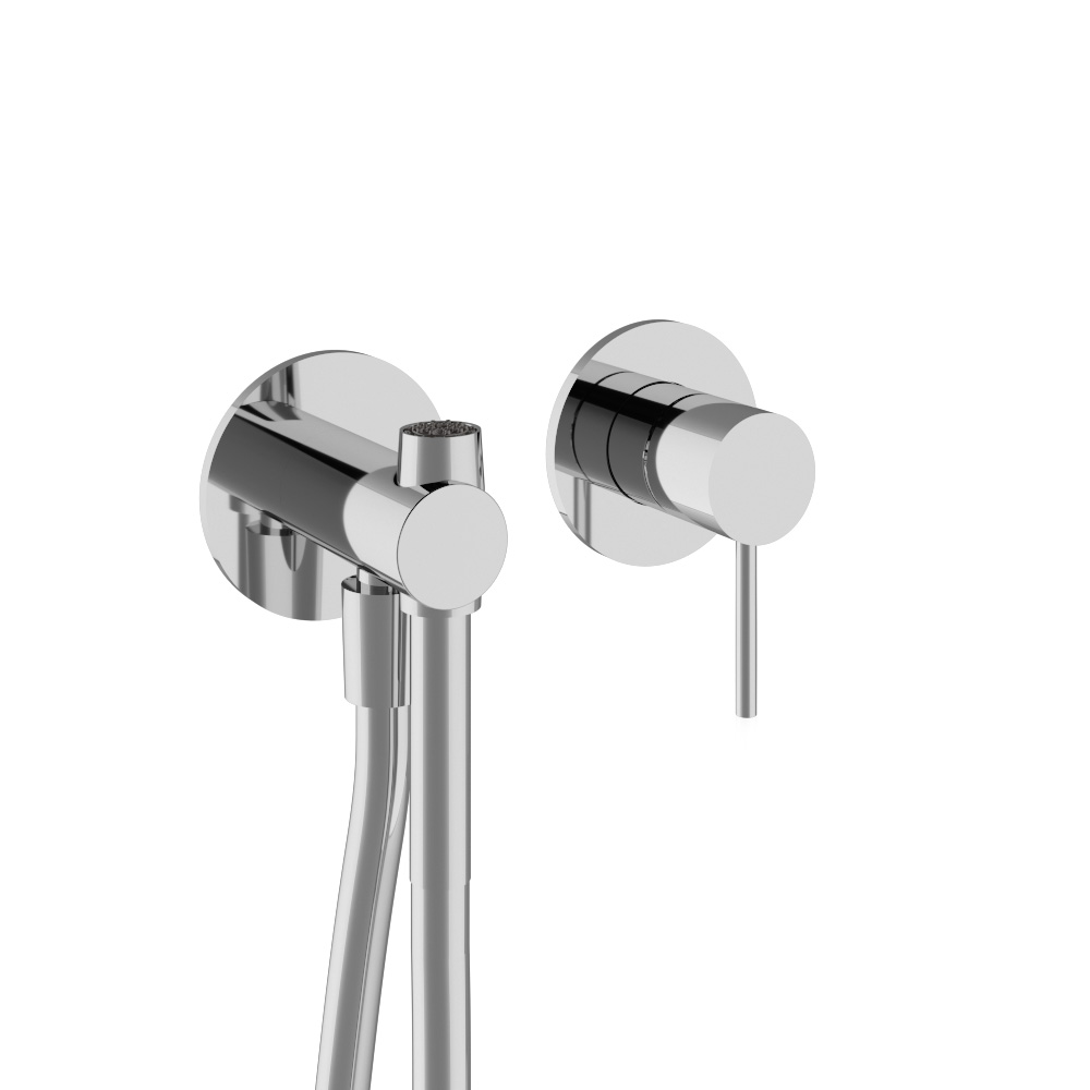 Concealed mixer with wc hand shower