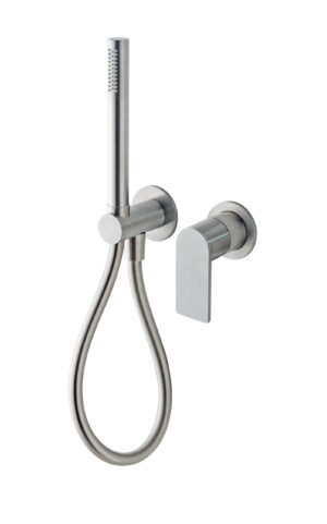 Concealed shower mixer with hand-shower