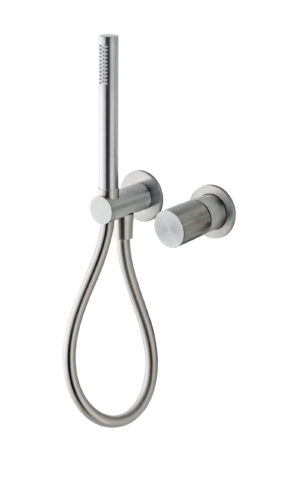 Concealed shower mixer with hand-shower