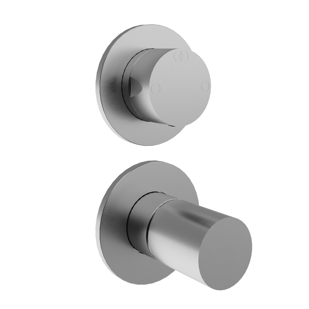 Concealed mixer with 2 ways diverter