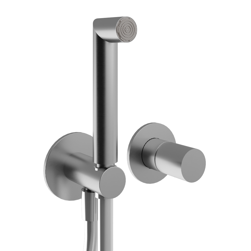 Concealed shower mixer with hand-shower