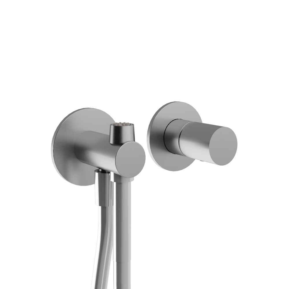 Concealed mixer with wc hand shower