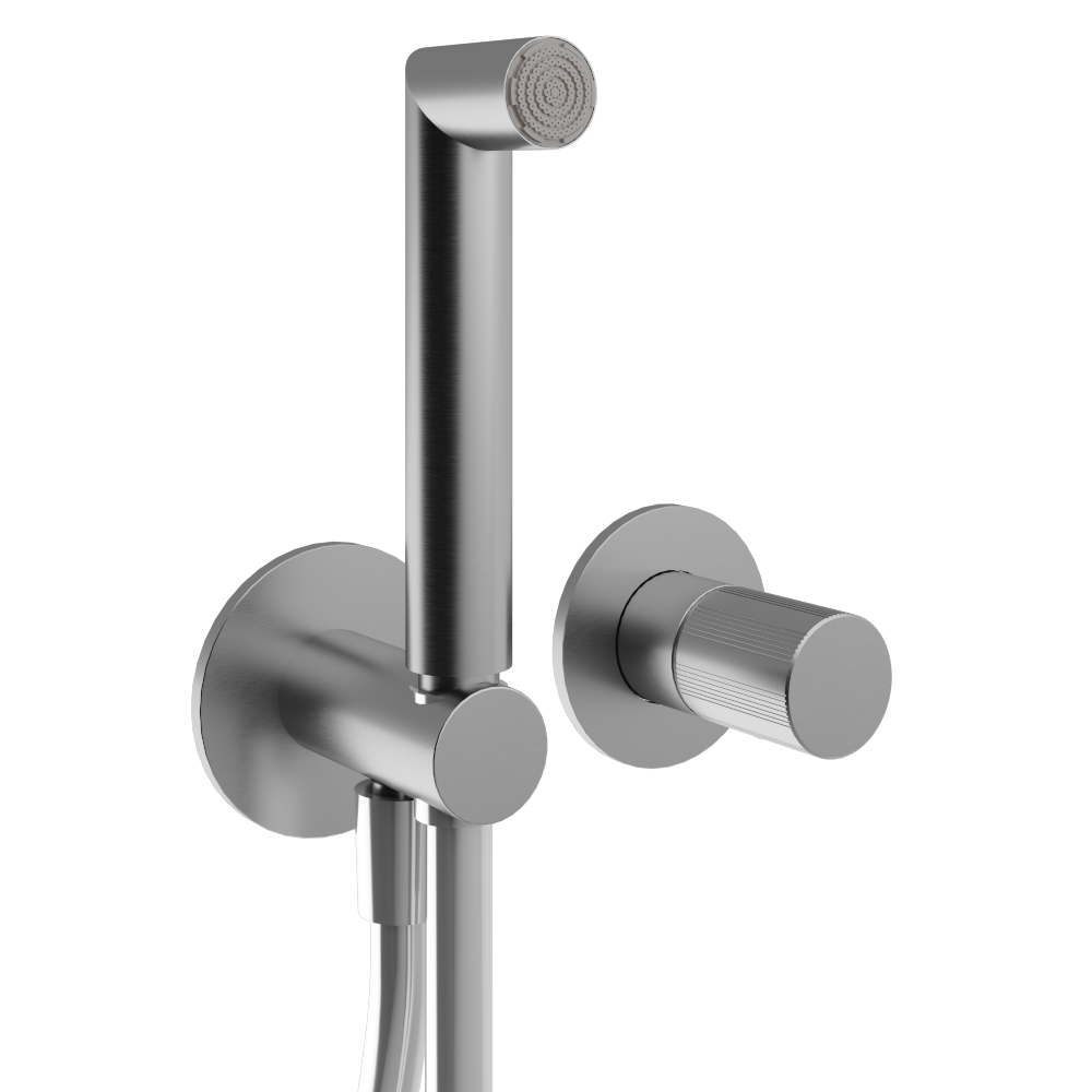 Concealed shower mixer with hand-shower