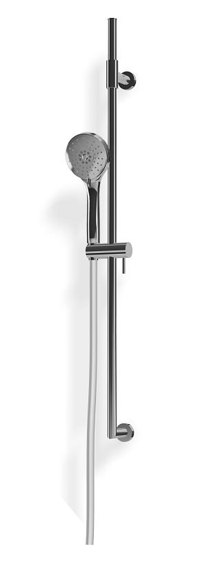 Sliding-bar kit without wall hose outlet