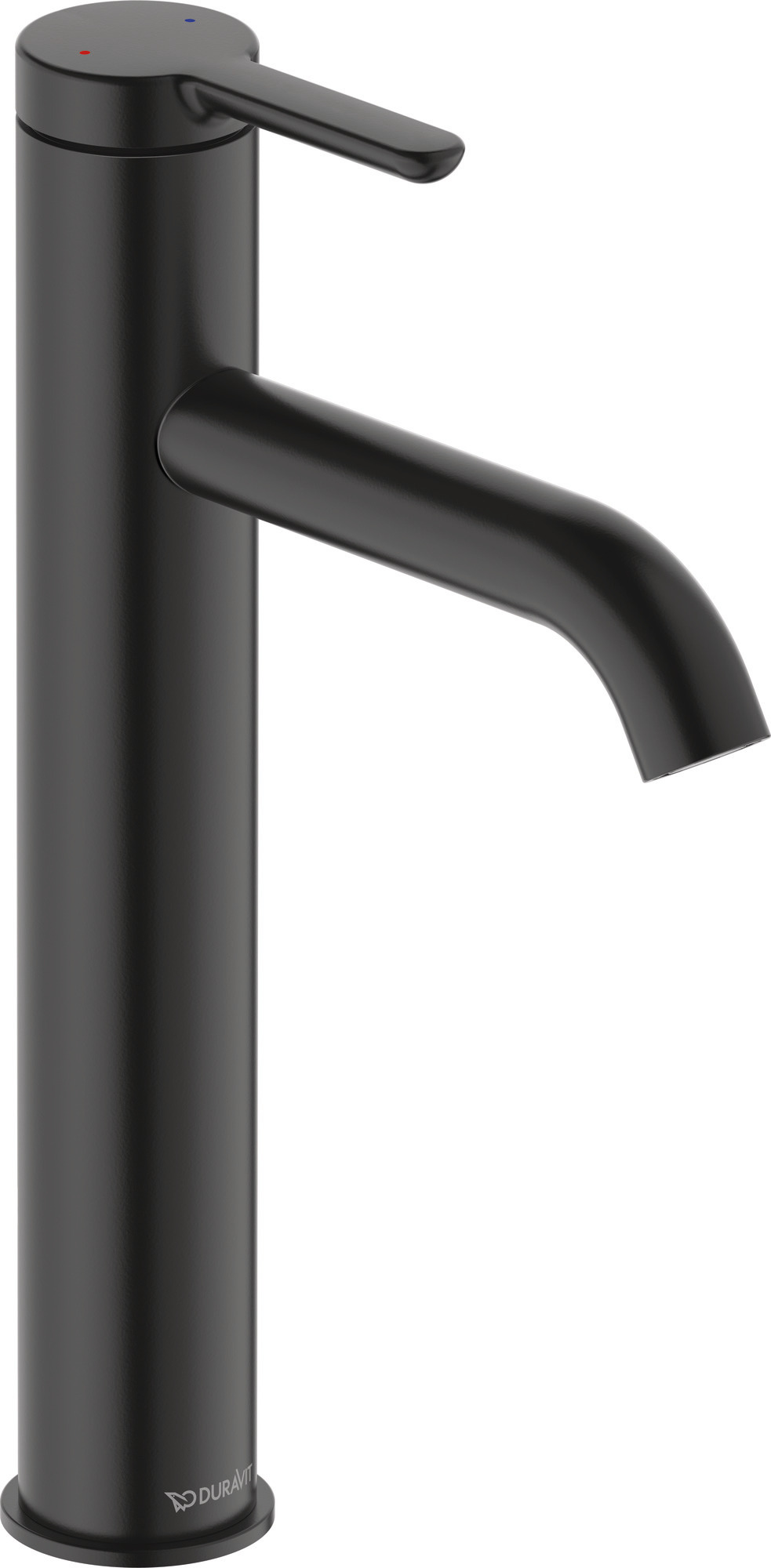 Single lever basin mixer L matt black