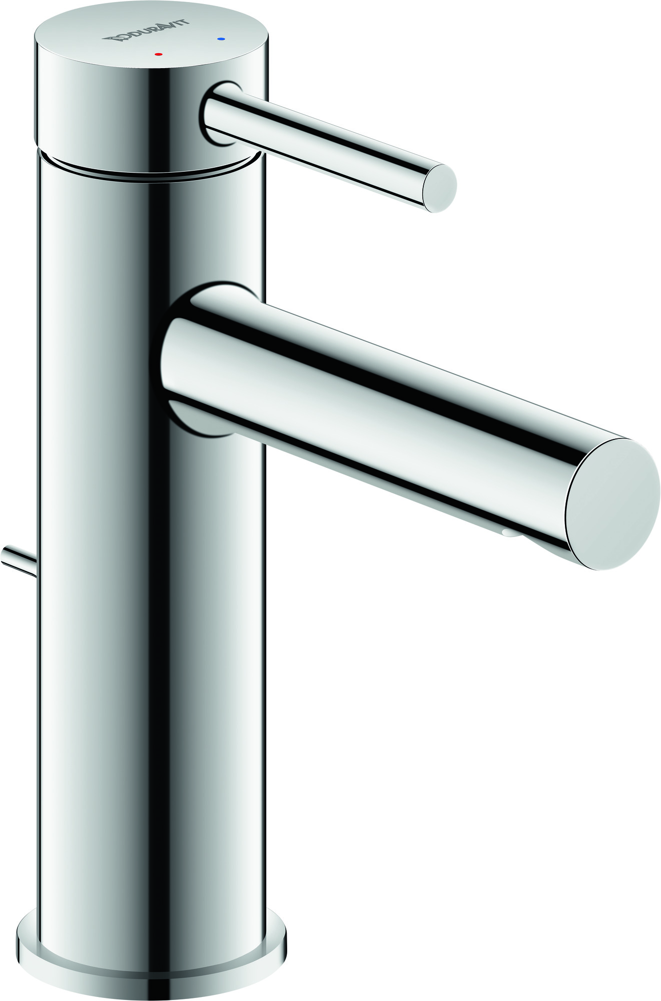 Single lever basin mixer M with pull-rod