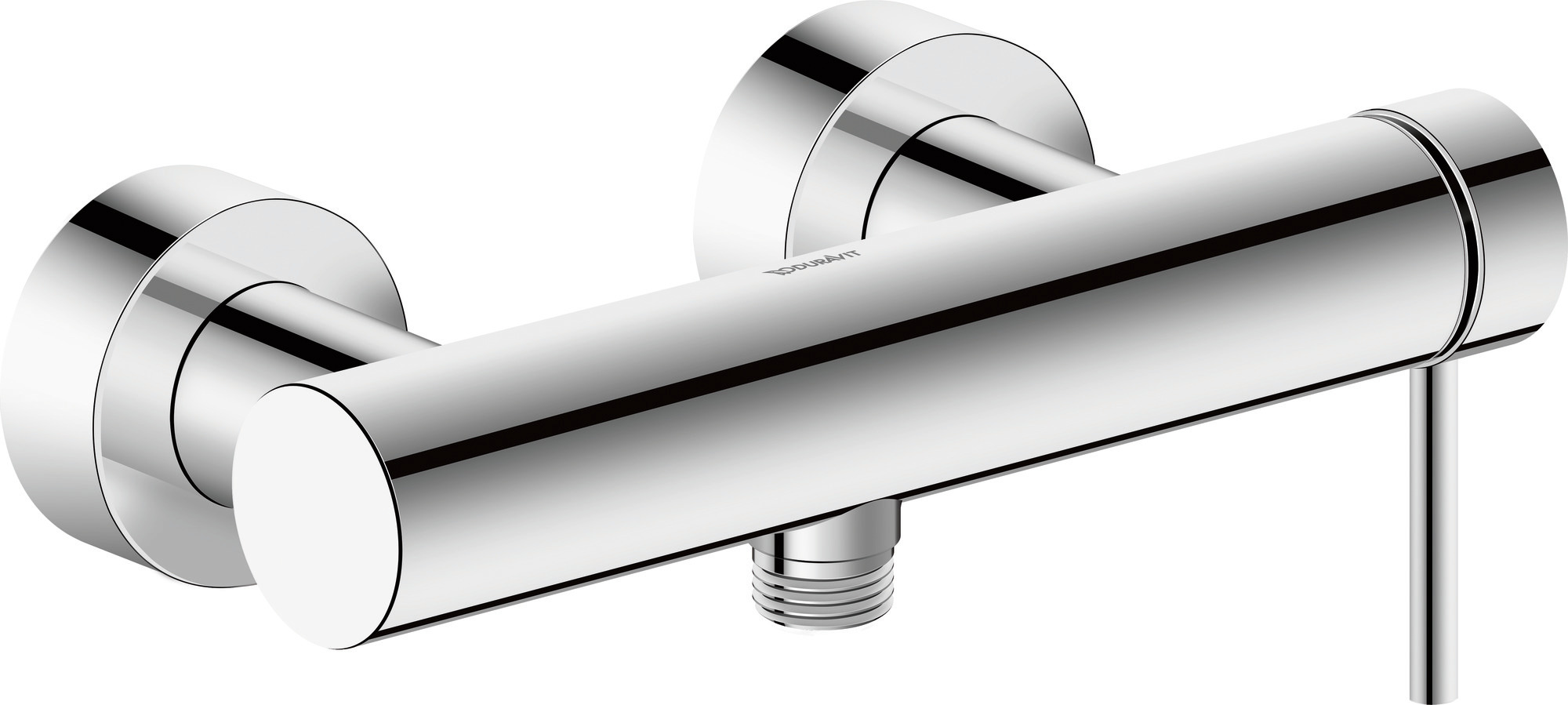 Single lever shower mixer exposed