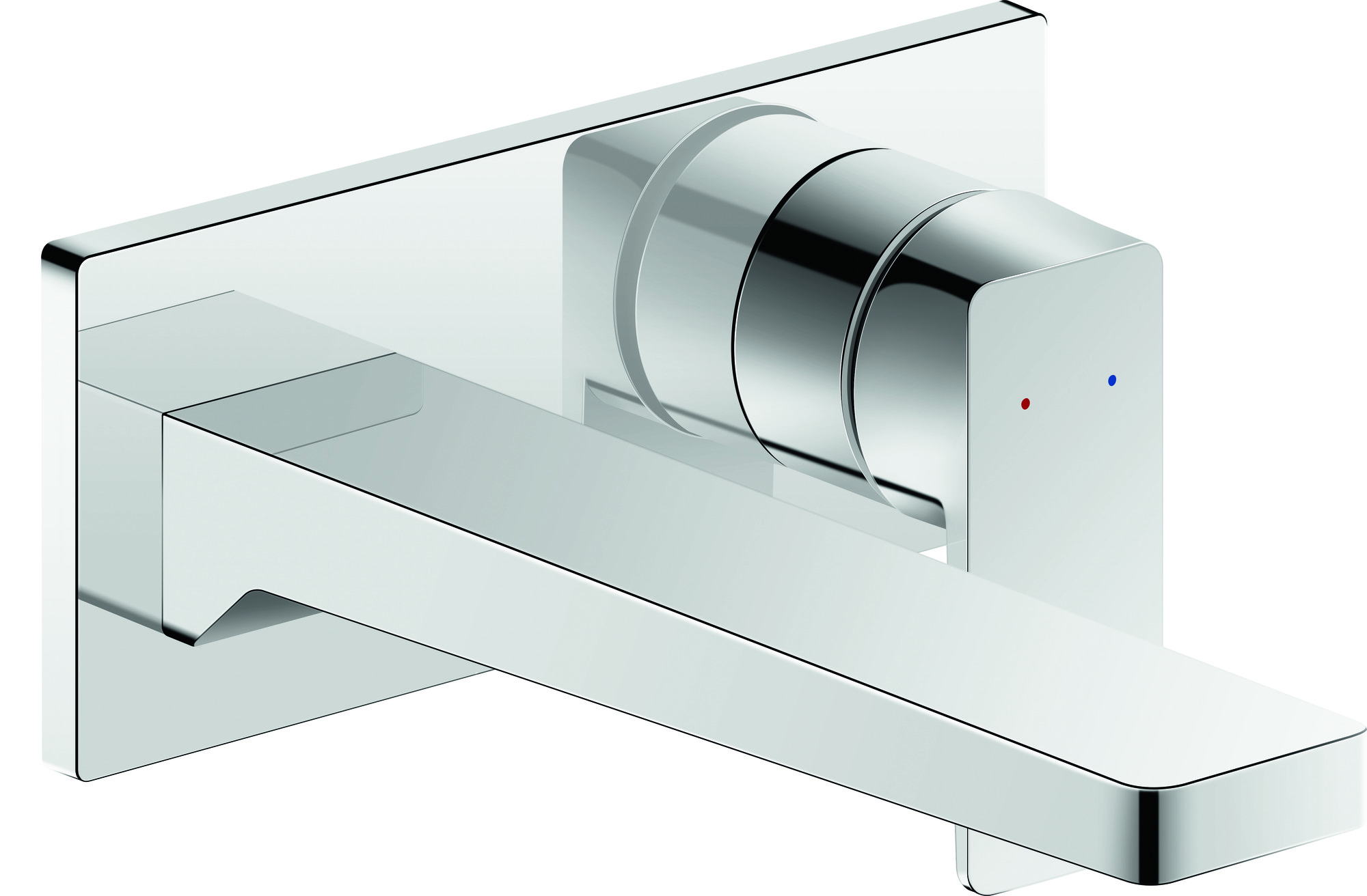 Single lever basin mixer concealed chrome