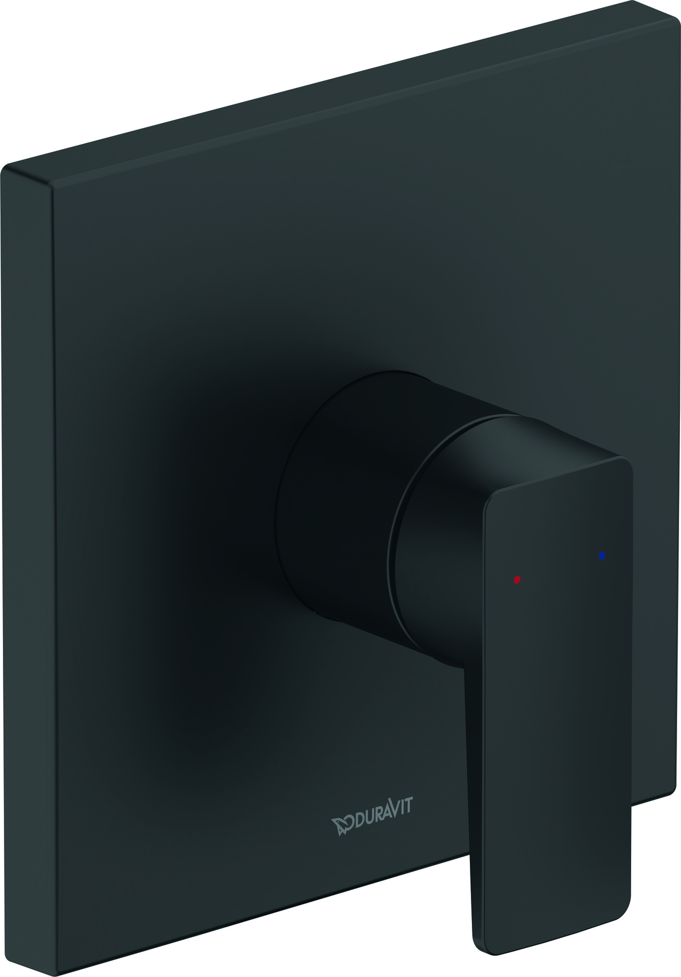 Single lever shower mixer concealed matt black