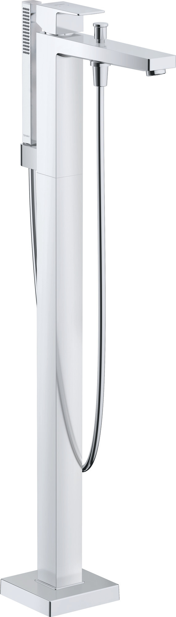 Freestanding bath mixer chrome